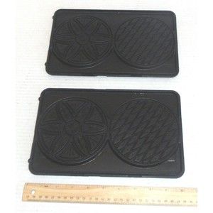 Set of 2 Vintage Broil King Hurry Hot Model 785 Replacement Pizzelle Grids